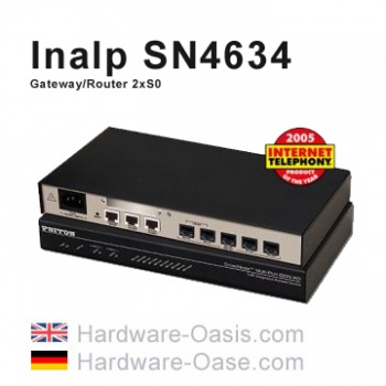 Inalp / Patton - SmartNode SN4634 (SIP / H.323 / MGCP)