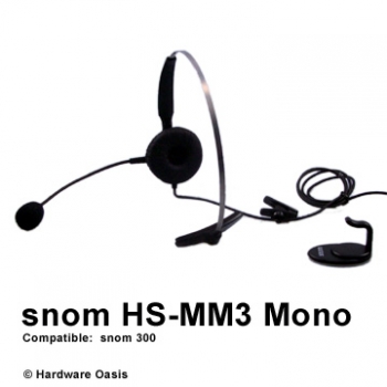 snom 300 Headset: HS-MM3 MONO