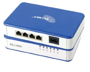 85Mbit Powerline - ALL1684 Switch 4x RJ45 10/100 Mbit