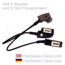 Product Info: TAE-F plug and 2 TAE-F jacks