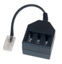 Product Info: RJ45 Modular plug (8/4) to TAE jack NFN, Lenght: 0.2m