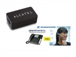 ALCATEL Temporis IP Wireless Headset Adapter, EHS Adapter for Plantronics and Jabra DECT Headset
